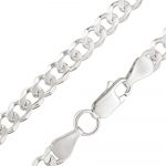 Sidabrinė grandinėlė "Curb" Brasco 48851