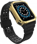 I&scaron;maniojo laikrodžio Apple SE/7 silikoninis Hurtel dirželis, Juodos spalvos, 38/40/41mm