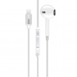 Ausinės Promate MonoPod Ergonomic Mono MFI Certified In-Ear su laidu Earphones Lightning / 1.3m