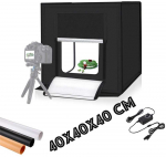 Profesionali foto dėžė su LED ap&scaron;vietimu 40 CM.