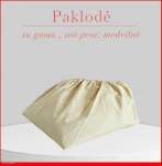 Paklodė su guma 100/140/160/180x200+30cm. - 200x200+30cm.