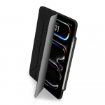 Pipetto Origami No3 Case for iPad Pro 13 (2024) with Innovative 5-in-1 Design and Apple Pie&scaron;tukas Storage - Juodas