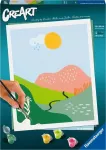 Pie&scaron;imo pagal skaičius rinkinys CreArt Ravensburger 23643 Minimalistiniai peizažai 4