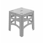Keeeper Sulankstomas lauko stalas M, kurio keliamoji galia iki 80 kg, Timo, 46,5x44,5x55cm, pilkas