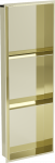 Mexen X-Wall-NR įleidžiama sieninė lentyna 3l, 90x30 cm, Gold