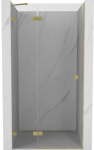 Gold Du&scaron;o durys Mexen Lunar, kairinės, 120 cm, transparent/brushed auksinis