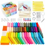 Bounn Plastilino rinkinys 50 spalvų termi&scaron;kai kietėjantis modelinas