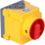 Pce PASKIRSTYMAS 16A 3P PASTATAS DIDELIS RAUDONAS 3XPADLOCK.