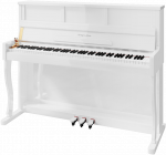 Skaitmeninis pianinas Kruger & Matz KMDP-755, spalva balta blizgi