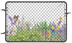 Vevor Grandinėlių tvoros varteliai 2.2-6 m x 1.8 m, be stulpų