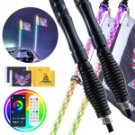 Vevor LED ap&scaron;vietimo plaktuko įrankis 2vnt 1,2m RGB