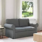 Sofa Tamsiai pilka 215 x 82 x 80 cm Metalas