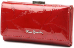 Natūralios odos moteri&scaron;ka piniginė Pierre Cardin 02 LEAF 108, raudona