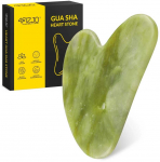 4Fizjo Klasikinis Gua Sha akmuo, pagamintas i&scaron; natūralaus žalio nefrito