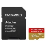 Atminties kortelė SANDISK Extreme PLUS 128GB Micro SDXC UHS-I atmintis