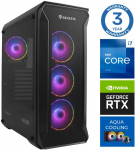 Stacionarus kompiuteris INTOP AQUA i7-14700F 32GB DDR5 500SSD M.2 NVME+4TB RTX5080 16GB no-OS (RW78474NS) (Atnaujinta)