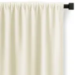 RESTILO curtain CARLI color creamy plain classic style classic multi-functional heading tape type of material - textiles oxford 140x250