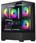 DarkFlash C365 computer case (juodas) + 5 fans