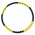 Wozinsky WHH-110 Hula Hoop Massager with Nodules - juodos spalvos and geltonos spalvos