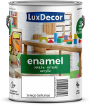 Emaliniai dažai LUXDECOR , matiniai, sniego baltumo sp., 2,2 l