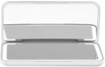 Concept "v" design Cosmetic pocket mirror with LED lighting baltas KZ2010 kosmetikos įrankiai ir priedai