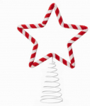 Atmosphera Star Kalėdų eglutės vir&scaron;ūnei, 19 cm