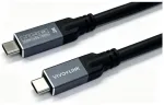 VivoLink Vivolink USB-C į USB-C kabelis 3m - USB4, 40 Gbps, 100 W PD, 8K, įmonių klasės kabelis USB USB4 Gen 2x2 USB C 40 Gbit/s juoda
