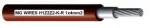 Fotovoltinis laidas // MG Wires // 1x4mm2, 0,6/1kV raudonas H1Z2Z2-K-R-4mm2 RD, pakuotė 100m