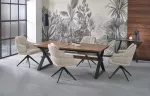 Halmar Prailginamas stalas BARON Rie&scaron;utmedžio/Juoda