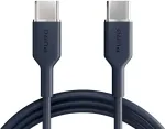 Puro ICON duomenų perdavimo ir įkrovimo kabelis | USB-C į USB-C | 1,5 m | mėlynas