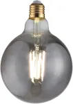 8W LED dekoratyvinė lemputė, pilka, E27, 1800K