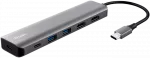 Trust Dalyx 6-in-1-USB-C-Multiport-Adapteris - 6-in-1-USB-C-Multiport-Adapteris
