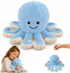 Lean Toys Pliu&scaron;inis a&scaron;tuonkojis su tampriais čiuptuvais, mėlynas, 30 &times; 20 &times; 20 cm