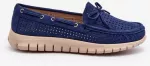 Blue Moteri&scaron;ki mokasinai su lanku Navy Mėlyna Reece