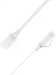LinkIT Flat U/UTP Cat6A Baltas 0.2m AWG 34/7, PVC, 1x4mm