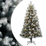 Dirbtinė eglė su vyriais 180 cm 300 LED &Scaron;ilta balta