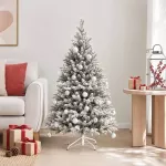 Kalėdų kamuoliukų rinkinys 88 vnt. Sidabrinė &Oslash; 6 cm Plastmasė