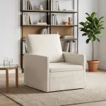 Sofa Krėslas Kreminė 70 x 81 x 82 cm Aksomas