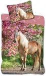 Vaiki&scaron;ka patalynės komplektas &bdquo;Horses Cherry Blossom&ldquo; 100&radic;&oacute;135cm, 40&radic;&oacute;60cm