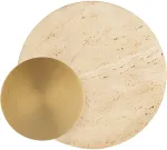 8W LED sieninis &scaron;viestuvas, smėlio/aukso sp., 2700/3000K, dimeriuojamas, 26108
