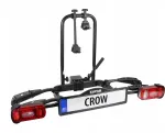 Eufab CROW dviračių bagažinė ant vilkimo kablio, 2 dviračiams, maks. 50 kg (11563)