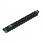 APC EASY RACK PDU, BASIC, HORIZONTAL, 1 PHASE, 3.7KW, 230V, 16A, 8 X C13 OUTLETS, IEC60320 C20 INLET