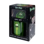 Pyramid &bdquo;Rick and Morty&ldquo; &ndash; &bdquo;Pickle Rick&ldquo; dovanų rinkinys: puodelis, padėkliukas ir raktų pakabukas