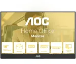 Monitorius AOC 16T20E2, 39.6 cm (15.6"), LED, 1920 x 1080 pikselių, Full HD, 16:9, 4 ms