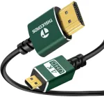 Plonas Micro Hdmi į Hdmi kabelis 5m, Ultra plonas lankstus, 4k@60hz