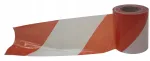 Įspėjamoji juosta Metalstyl 75 mm x 100 m baltai raudona, skirtas darbų saugai