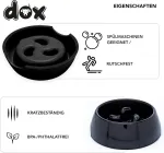 Ddoxx Anti-gulp &scaron;unų dubuo mažiems ir dideliems &scaron;unims, neslystantis, įvairių spalvų ir dydžių, kačių maisto dubuo, &scaron;unų dubuo, kačių dubuo, melamino dubuo