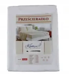 Kam-pol paklodė su gumyte Adamaszek, dryžuota 2cm, 100% medvilnė, 70x200, vie&scaron;bučio