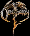 Orange Obituary - Juodas and Halloween Oranžinis Galaxy Merge