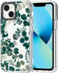 Mosnovo dėklas, skirtas iphone 13 - skaidrus, plonas, smūgiams atsparus tpu+pc telefono dėklas, [2 metrų kritimo apsauga/apsauga nuo lupimosi] - eucalyptus